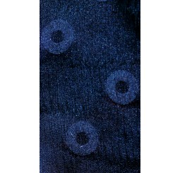 Jet Black with circle pattern 